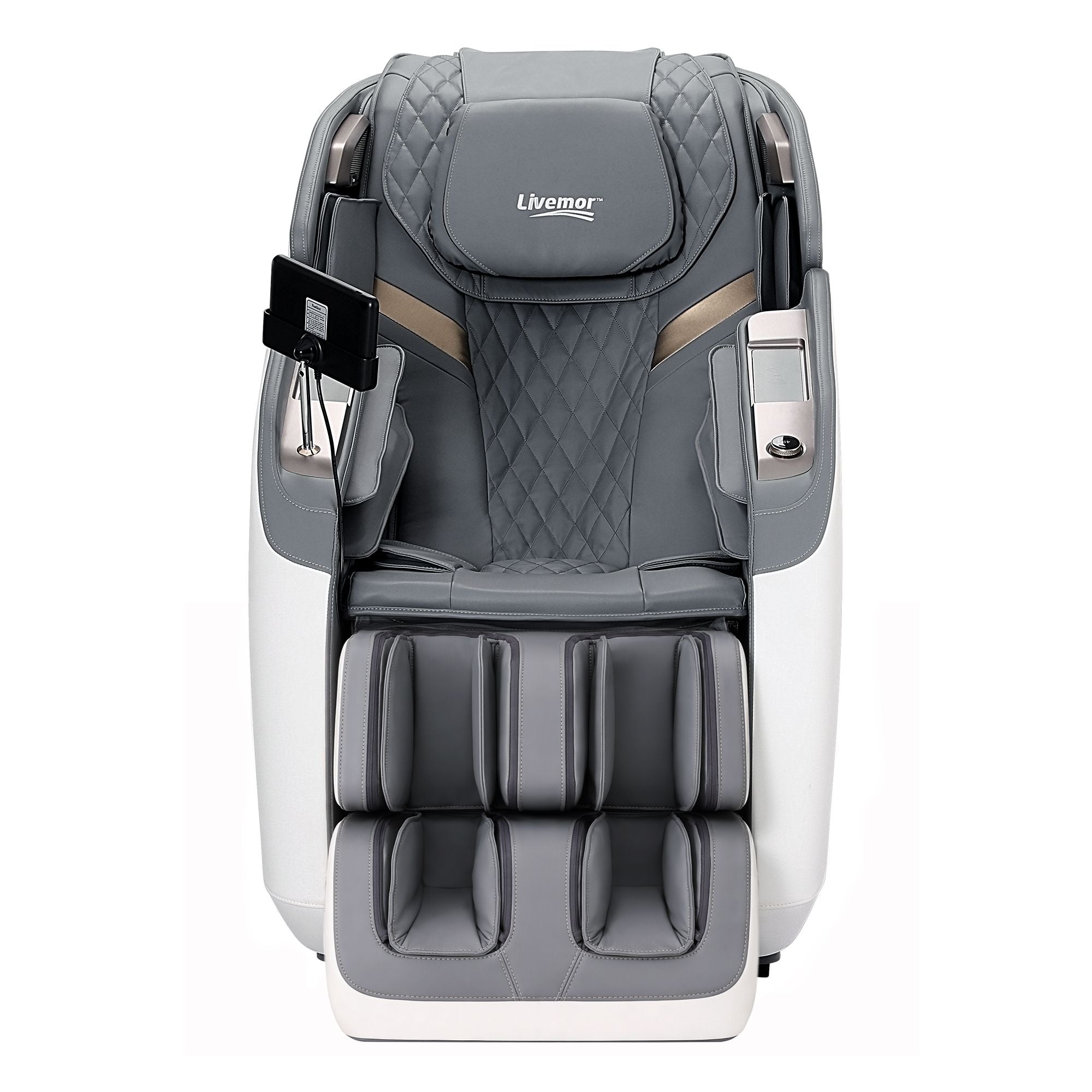 Pure Prestige 4D Dual Mechanism Massage Chair, Full Body Zero Gravity Recliner