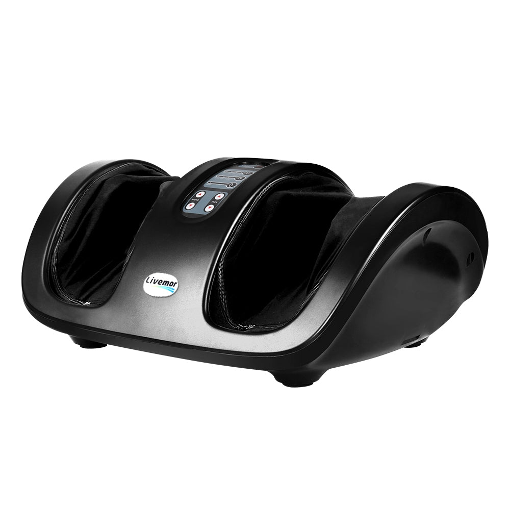 Rejuvachair Foot Massager Shiatsu Massagers Electric Roller Kneading Leg Black