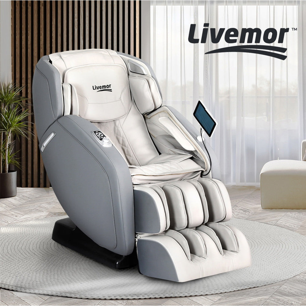 Amun 4D Massage Chair Electric Recliner Home Massager - Grey