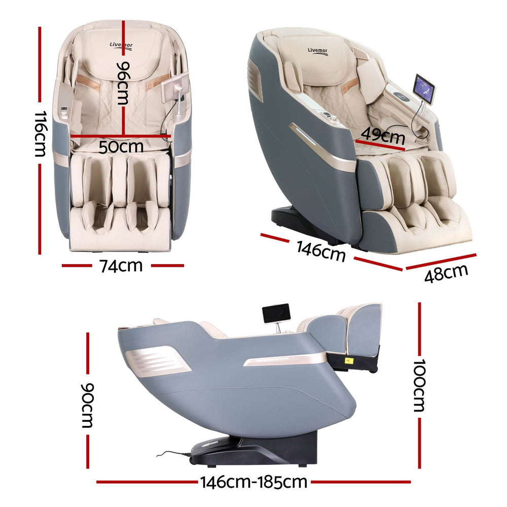 As Advertised - Sale 4D back roller with 3D buttock roller Massage Chair