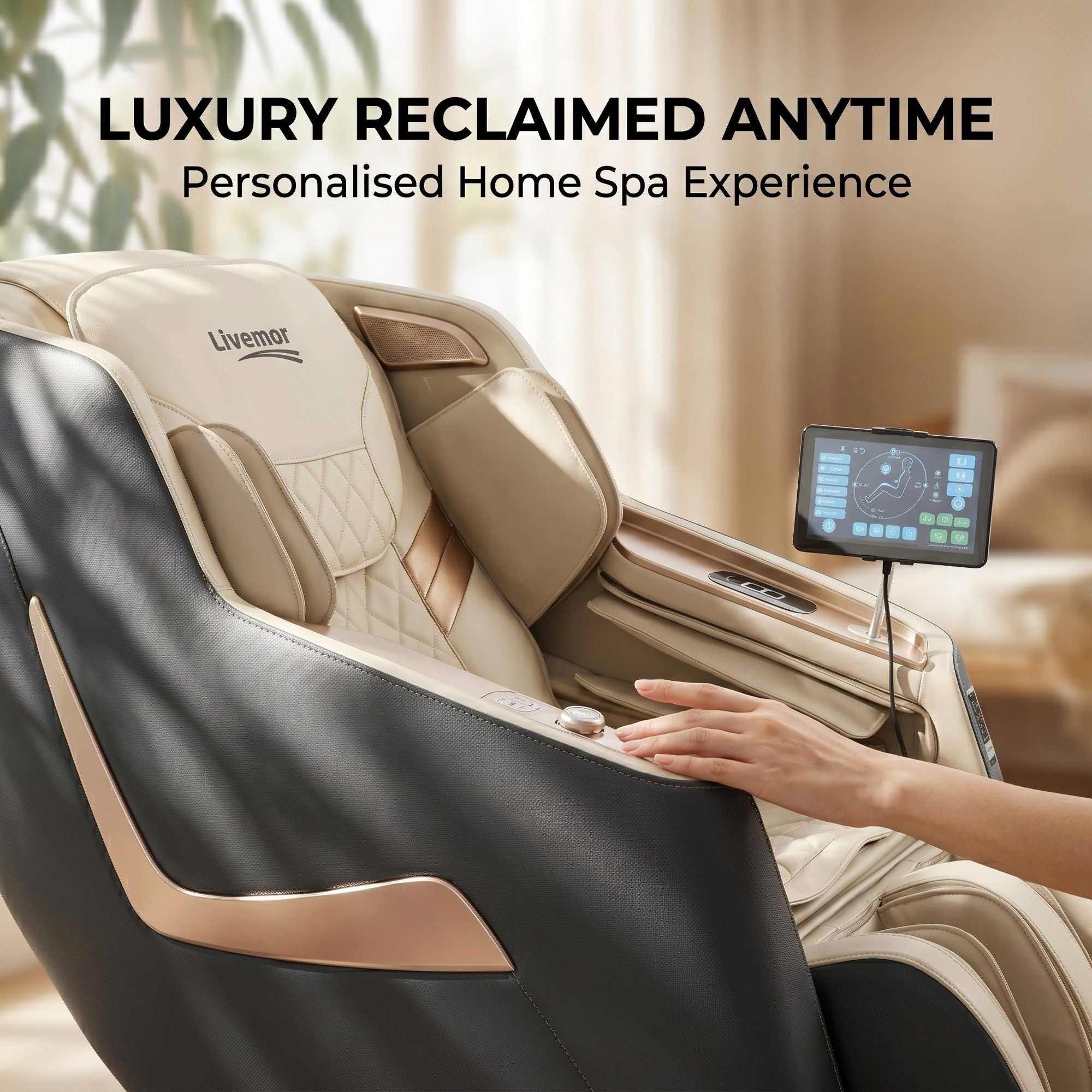 Arete SpineFlow 3D Electric Massage Chair Recliner Home Massager