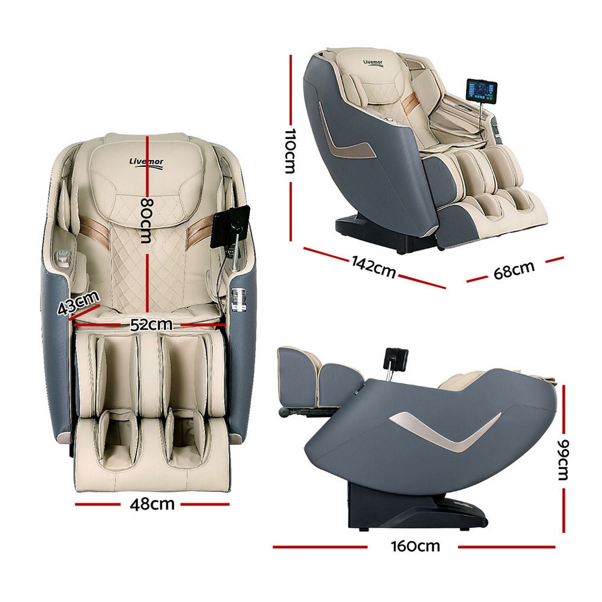 Arete SpineFlow 3D Electric Massage Chair Recliner Home Massager