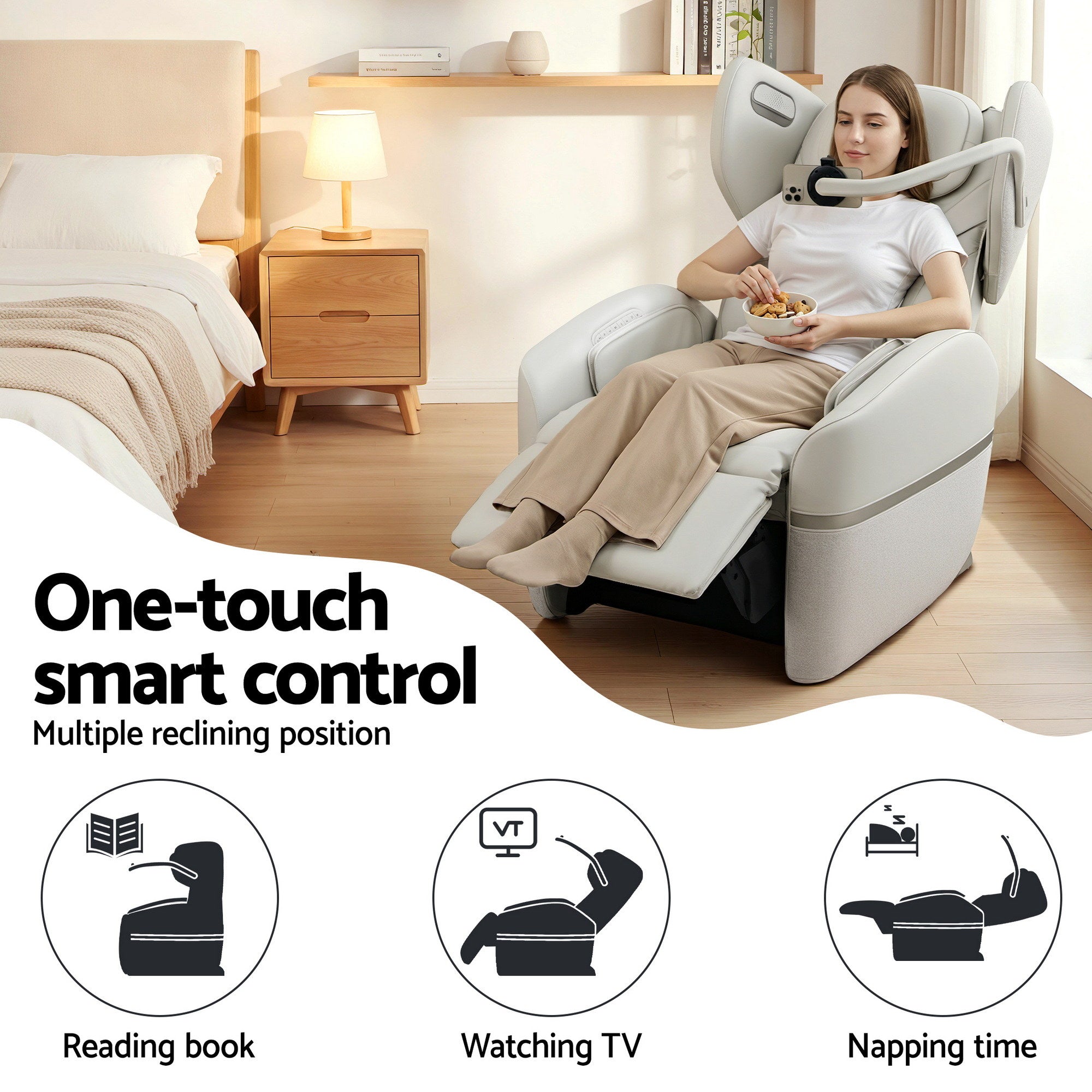 Arete ZENO Recliner Massage Vibration Chair Electric