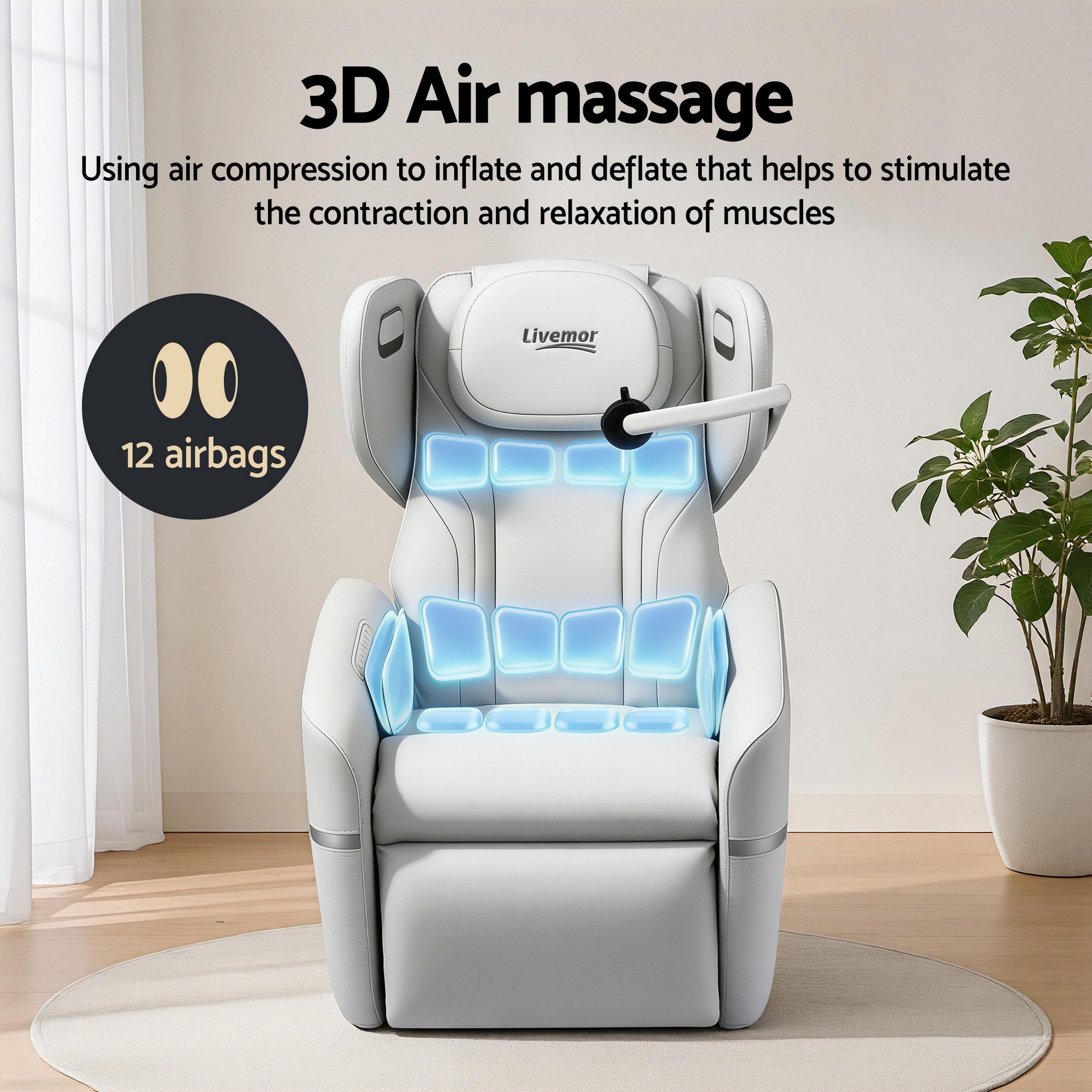 Arete ZENO Recliner Massage Vibration Chair Electric