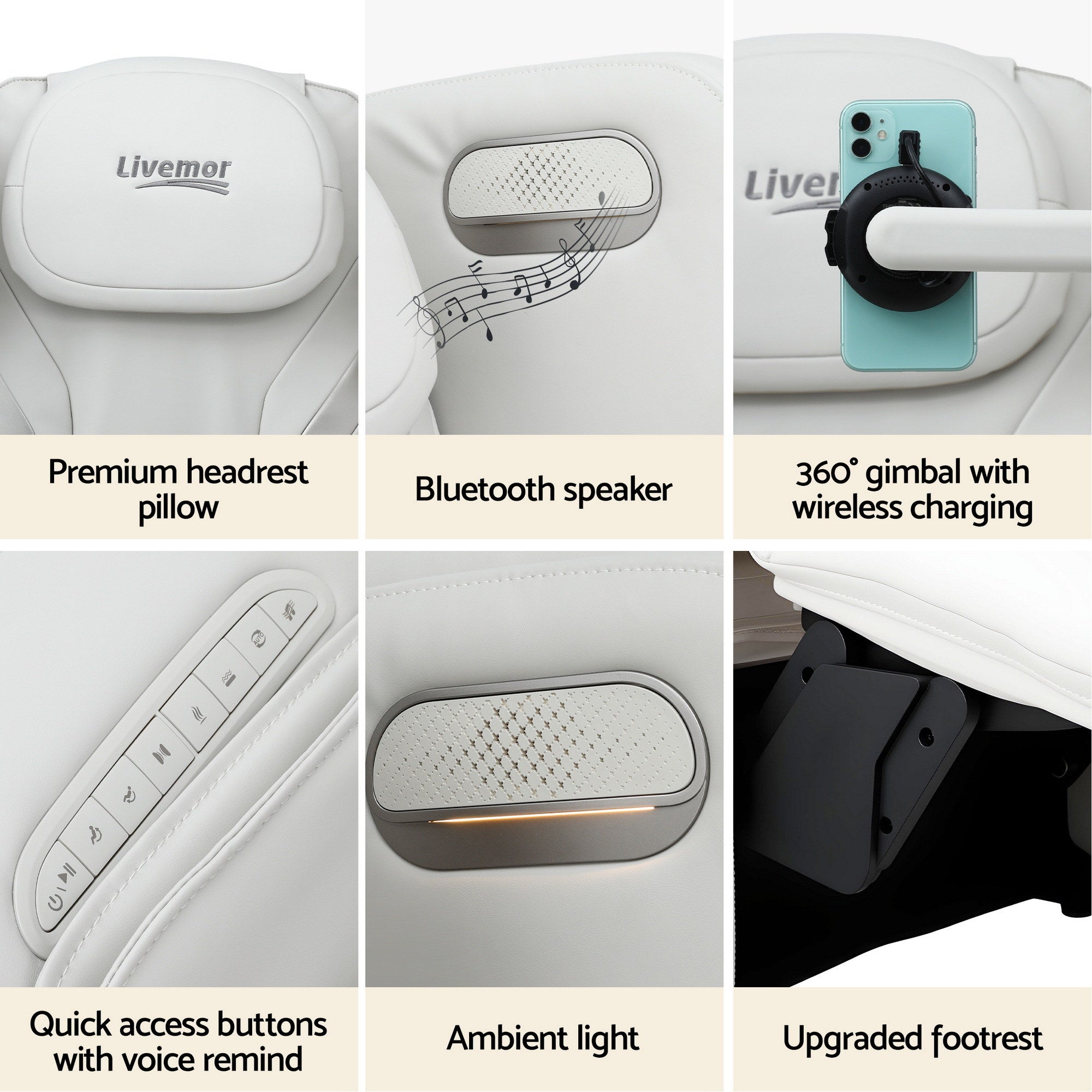 Arete ZENO Recliner Massage Vibration Chair Electric