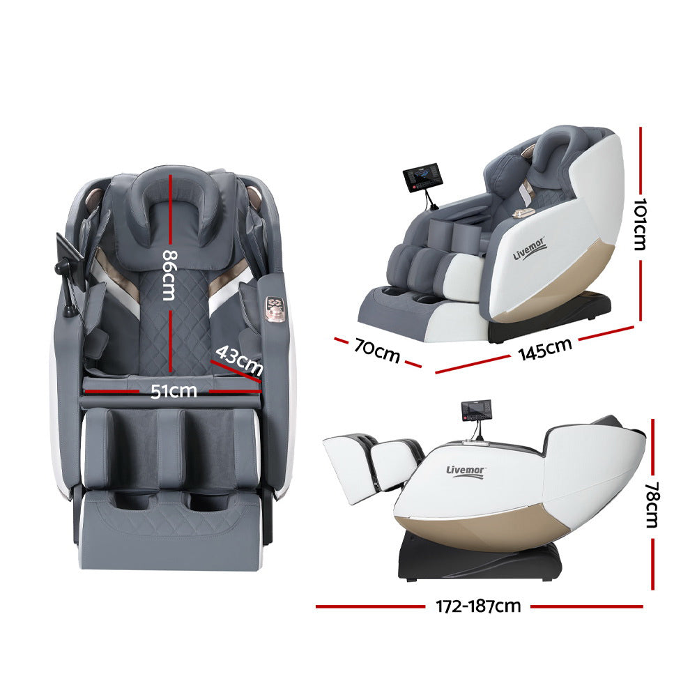 Arete LuxeMotion Electric Massage Chair Recliner Home Massager