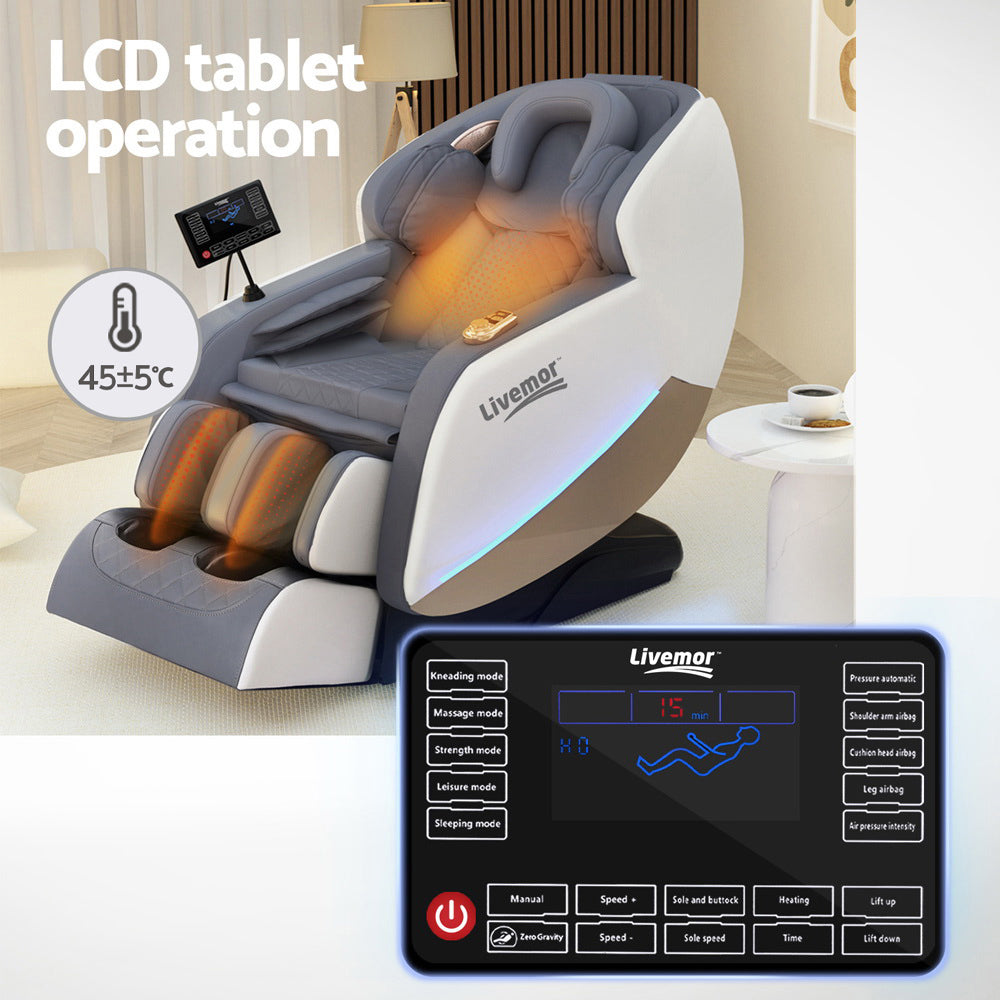 Arete LuxeMotion Electric Massage Chair Recliner Home Massager