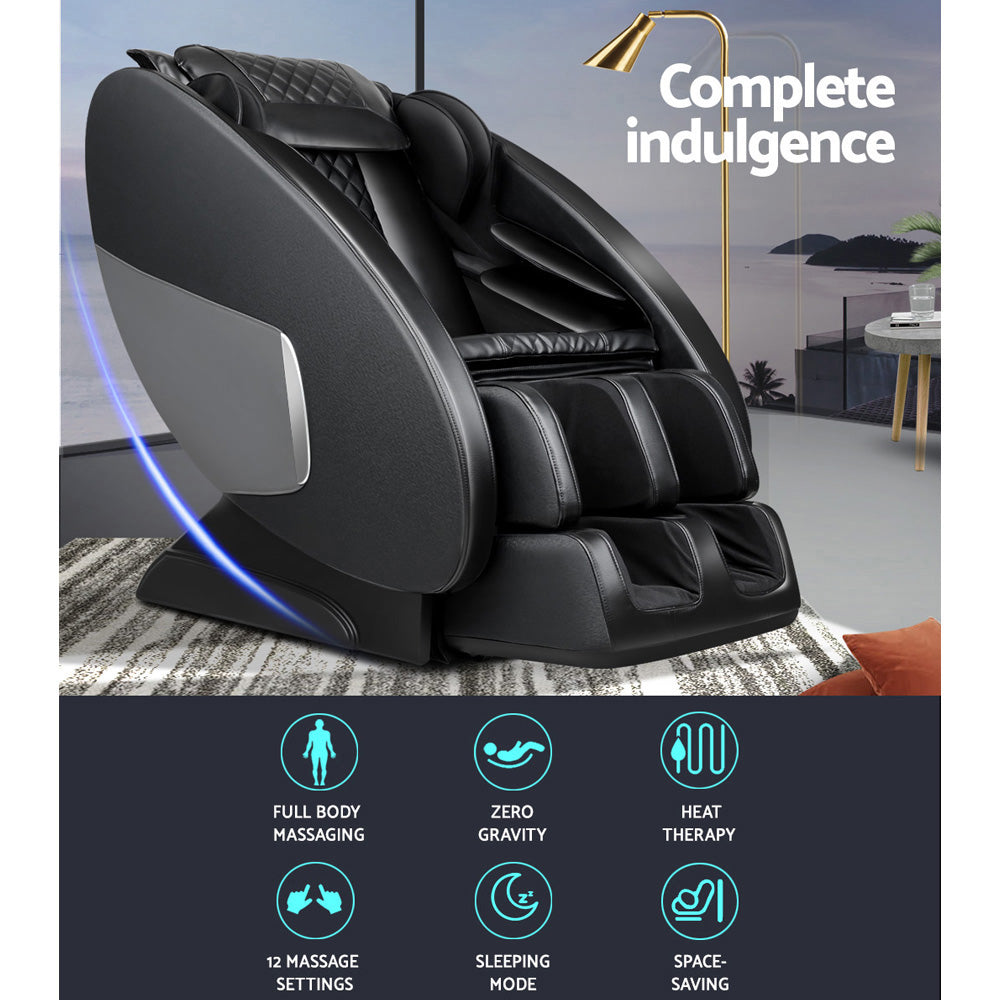 Arete Recovery Pro Massage Chair Electric Recliner Massager Black