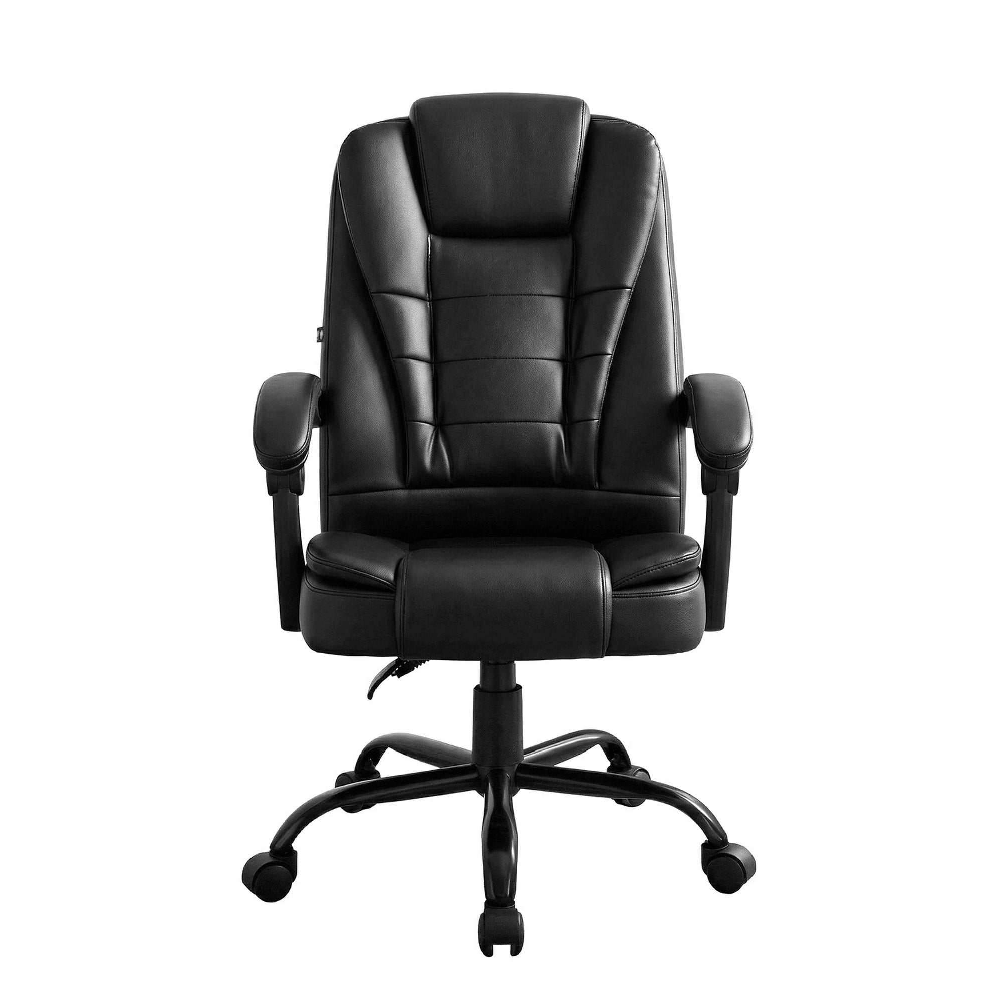 Rejuvachair Massage Office Black Leather Executive Computer Chair