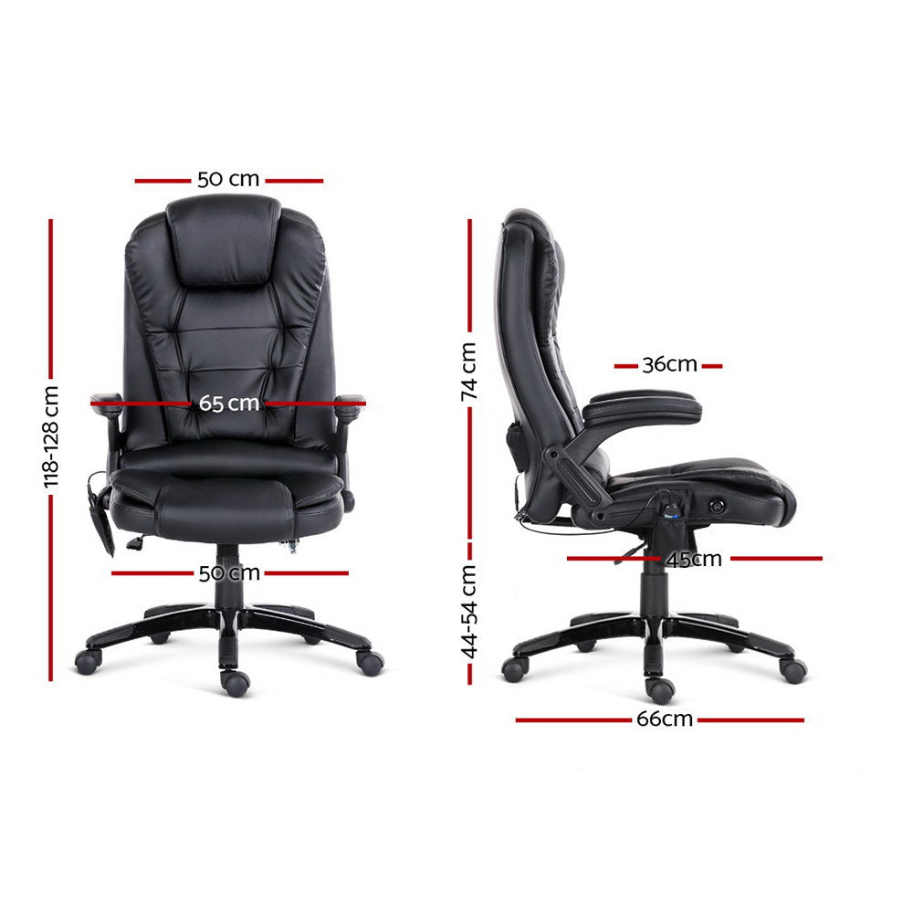 Rejuvachair 8 Point Massage Heated Office Chair