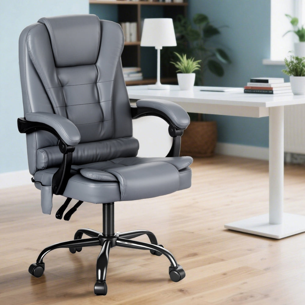 Rejuvachair Executive Office Chair 4-Point Massage Adjustable Ergonomic Recline