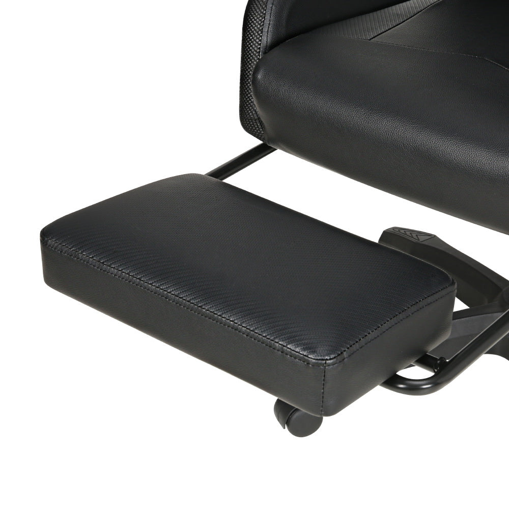 Rejuvachair 7 LED Footrest Black 6 Point Massage Gaming & Office Chair