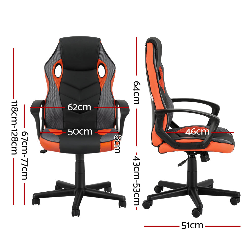 Rejuvachair Executive High Back Orange Gaming & Office Chair