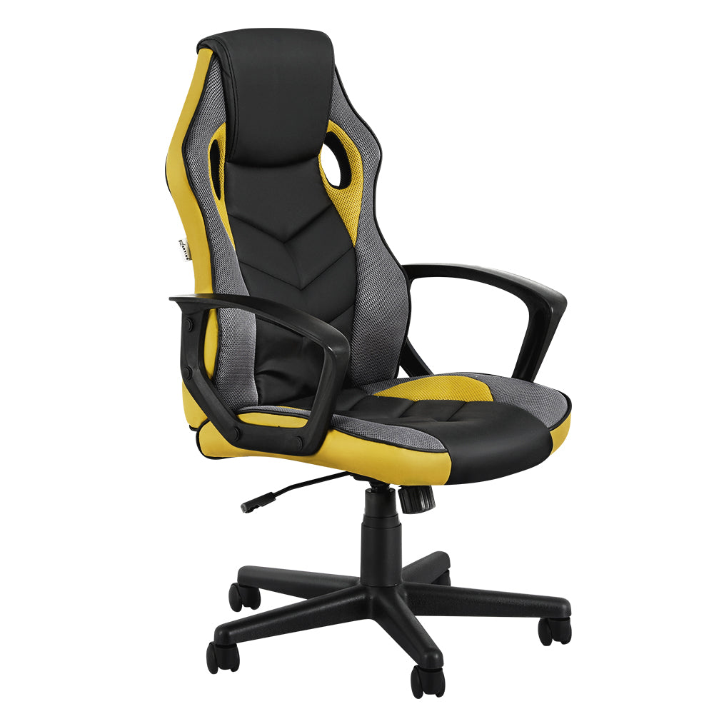 Rejuvachair Executive Racing High Back Yellow Gaming & Office Chair