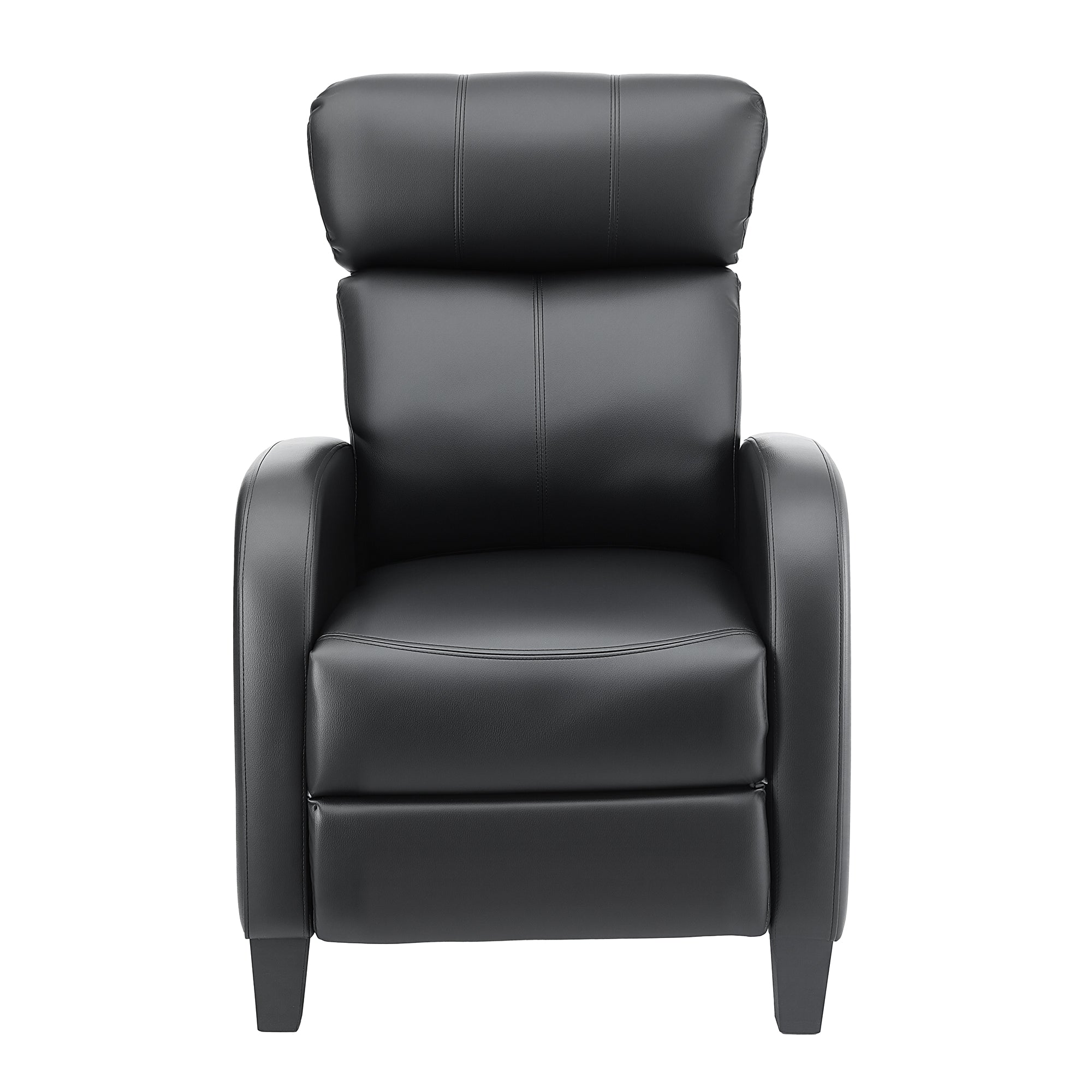 Arete Flow, Black Leather Massage Recliner Chair