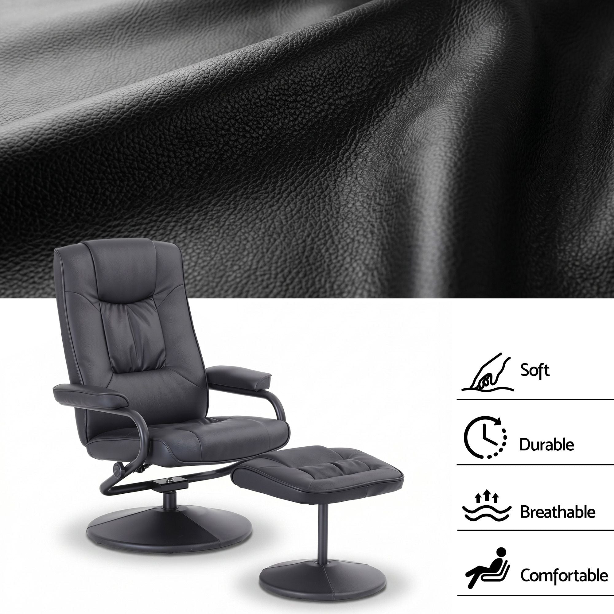 Rejuvachair Recliner with Ottoman - Image 6 of 9