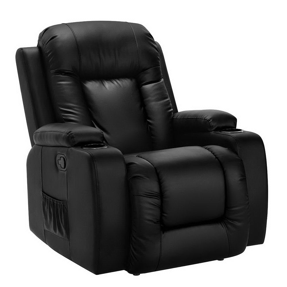 Arete Lux Recliner Leather Electric Heated Massage Chair