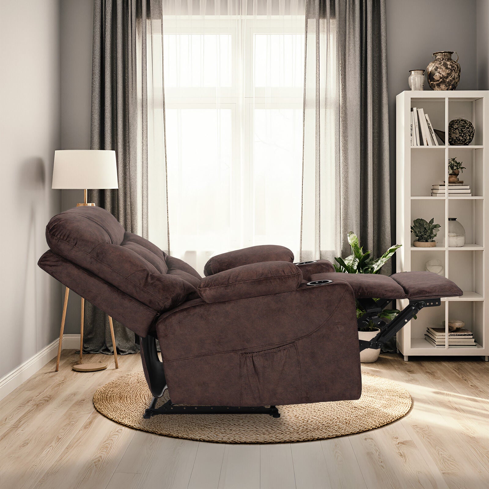 Rejuchair Relax, AVERY BROWN Electric  Sofa Arm Massage Recliner Chair