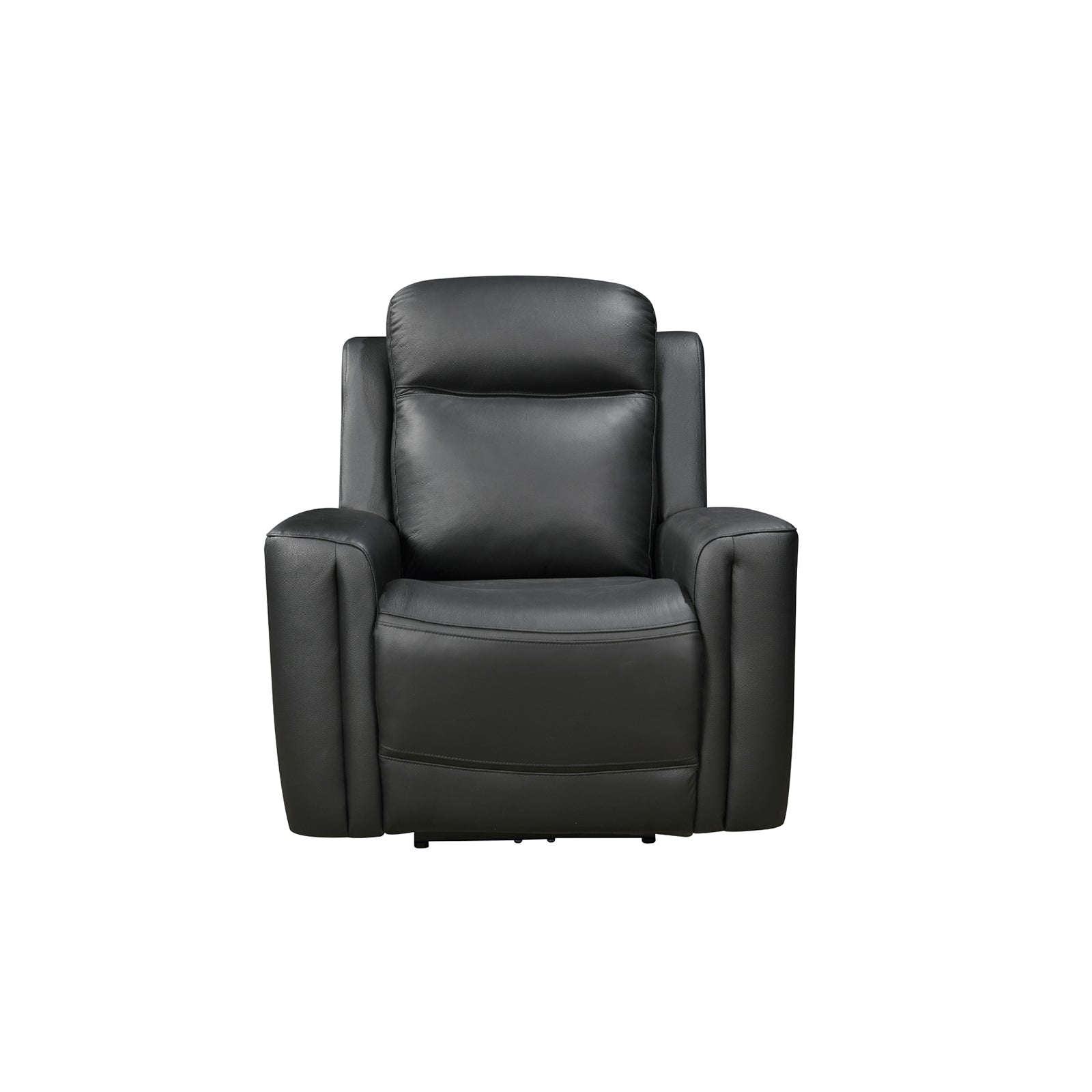 Rejuvachair Elevate 1 Seater Electric Black Leather Recliner