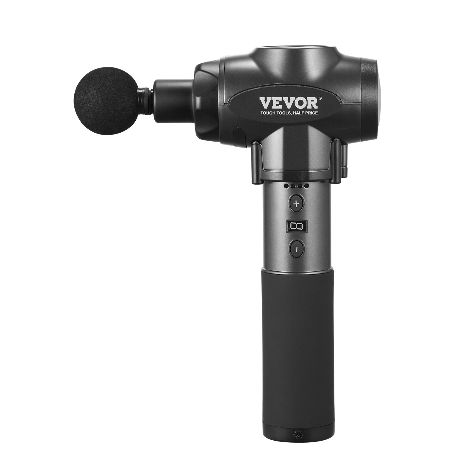 Massage Gun Deep Tissue, Percussion Muscle Massager for Athletes - with 9 Speed Levels & 6 Massage Heads, 24V 2500mAh Batteries, Handheld Electric Massage Gun for Pain Relief, Muscle Relaxation